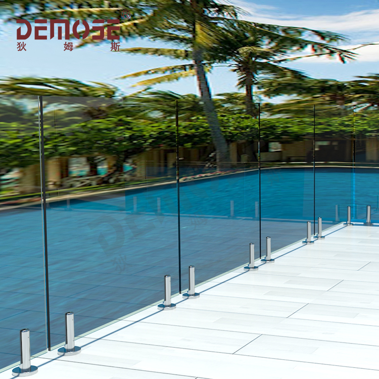 Pool Fence with Glass Clamp Mounting Modern Design for Safety (DMS-B28168)