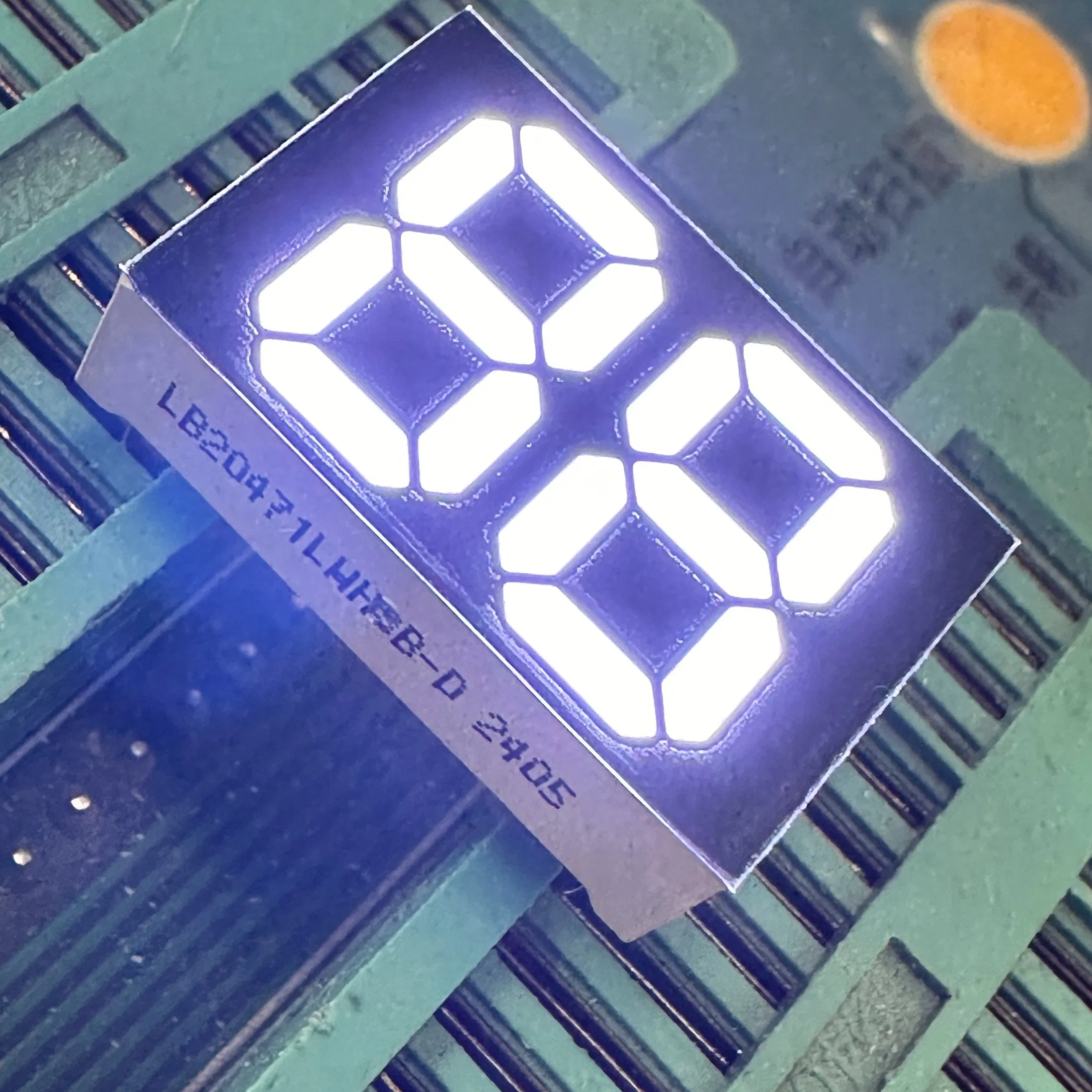 7 Segment LED Display 2 Digit 12mm White for Water Heater