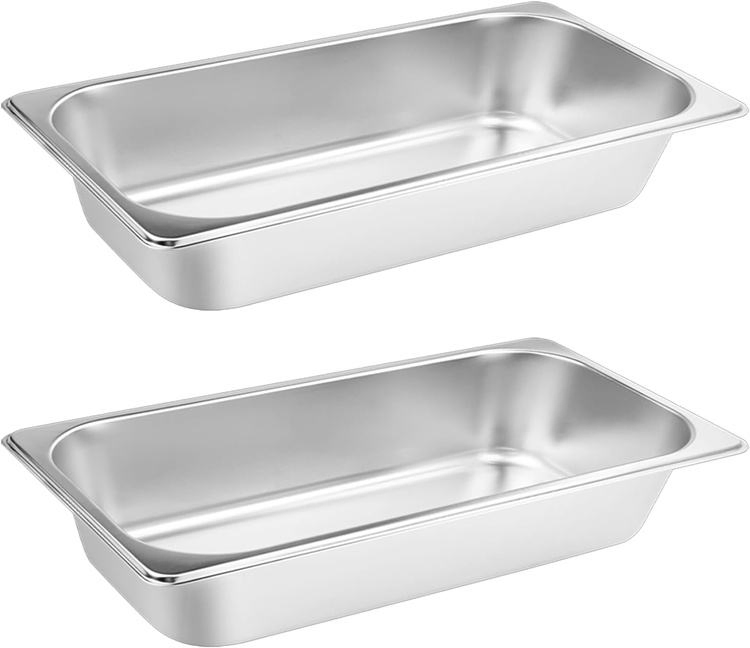 Factory Wholesale Storage Metal Food Pan Stainless Steel Steam Table Hotel Pan