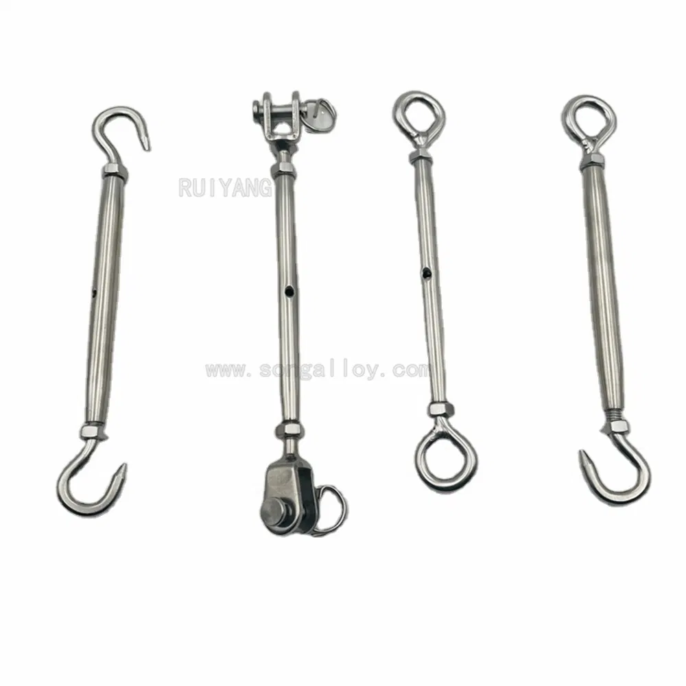 Ruiyang Stainless Steel Rope Turnbuckle 6mm-30mm Stocked for Quick Delivery