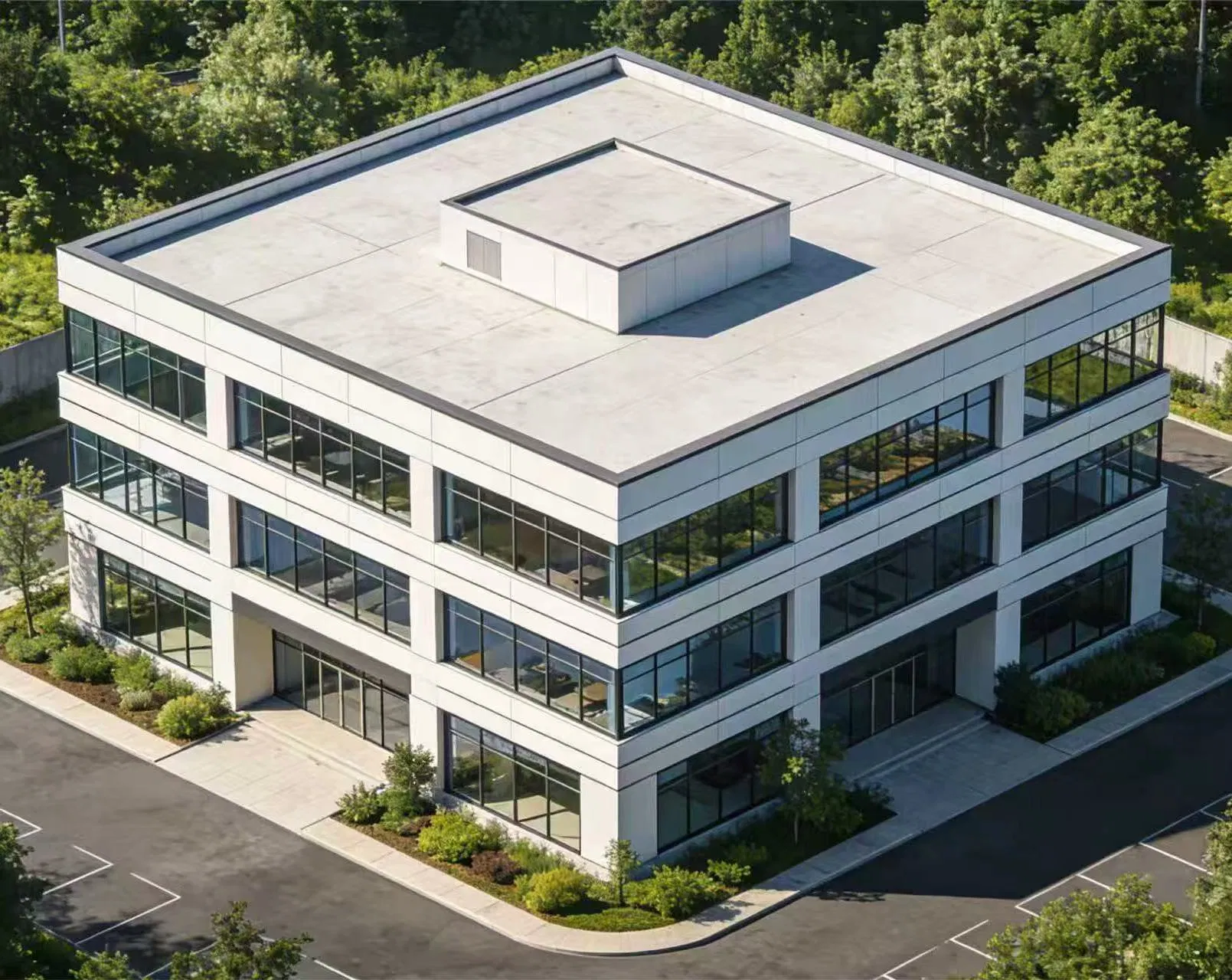 High-End New Design High Strength Stable Metal Factory Building for Office Building