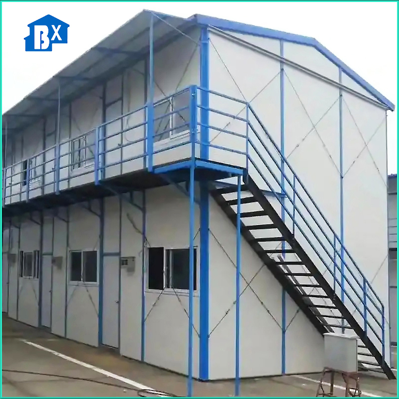 Modern Steel Structure K-House with Enhanced Comfort Features Elegant Steel Structure Prefabricated / Prefab House Designed for Comfortable Living