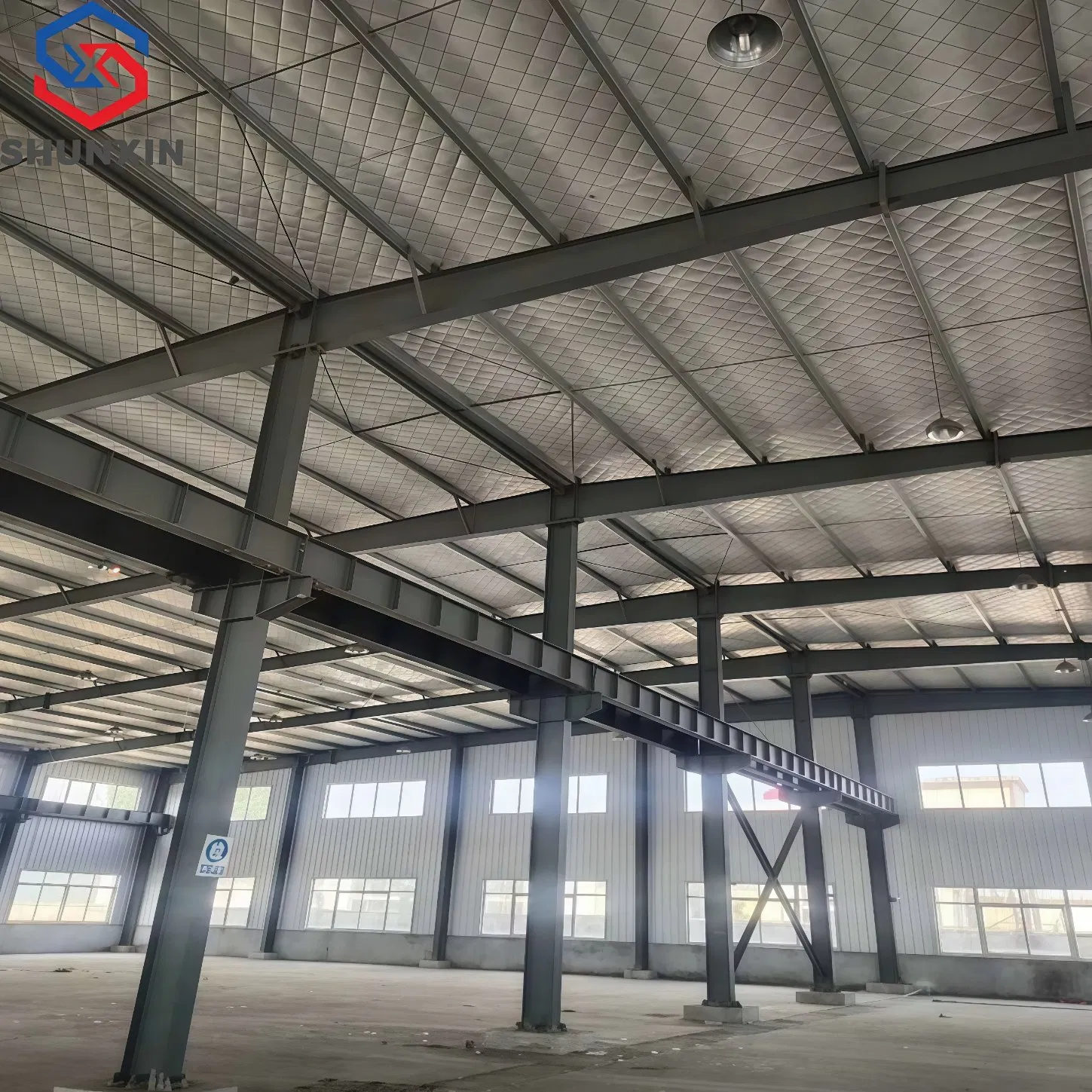 Hot-DIP Galvanized Frame Easy Assembled Prefabricated Warehouse Building Workshop Steel Structure Shed