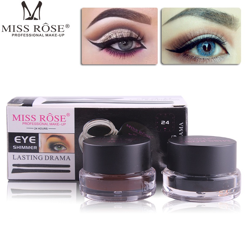 Mr42 Two-Tone Eyeliner Long Lasting, Waterproof, Not Easy to Smudge, Not Easy to Take off Eyeliner
