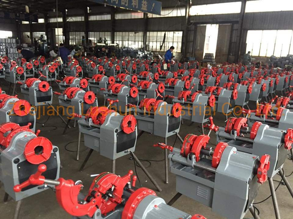 1/2′ ′ -2′ ′ High Speed Pipe Threading Machine 1100W Power