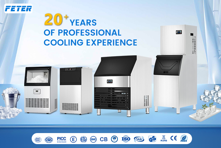 Commercial Grade Snowflake Ice Maker with 50kg Daily Production