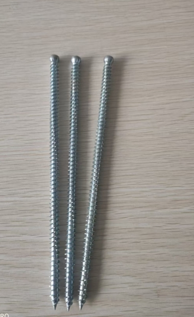 Cylindrical Head Concrete Screw with Trox Zinc Plated