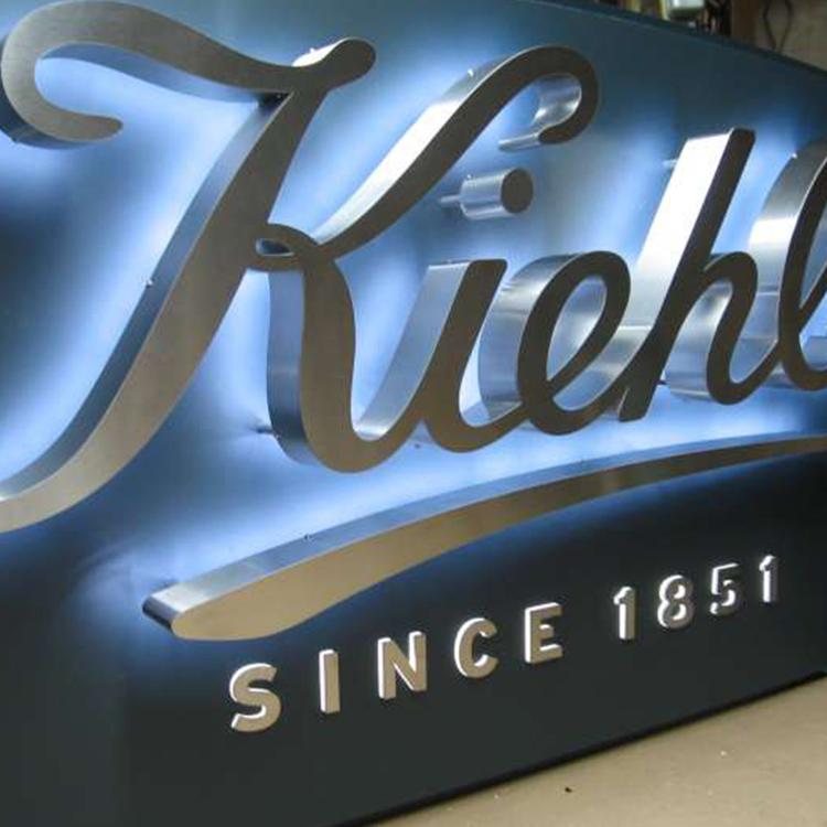 Acrylic Lighting Letters Signboard LED Back Side Mini Signage