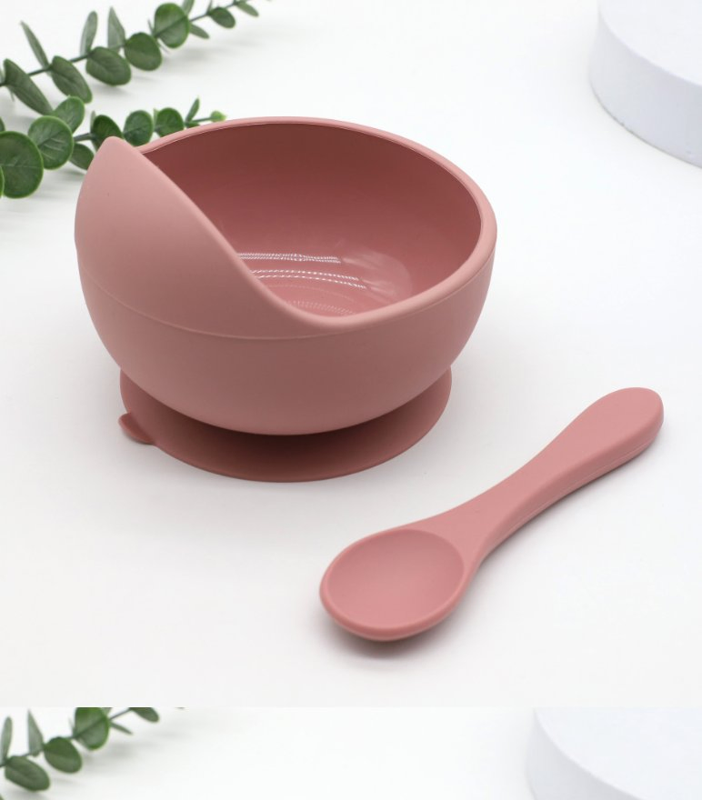 Colorful and Adorable Silicone Bowl for Little Children Kitchenware Baby Food Grade Silicone Bowl Baby Feeding Bowl