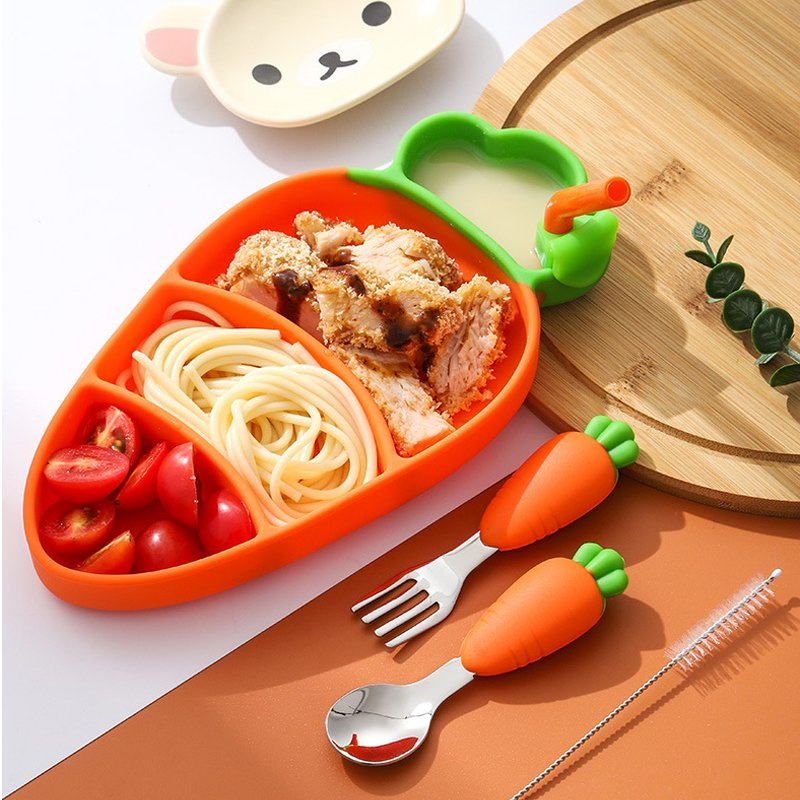 Basic Customization Silicone Pink Color Silicone Baby Bowl