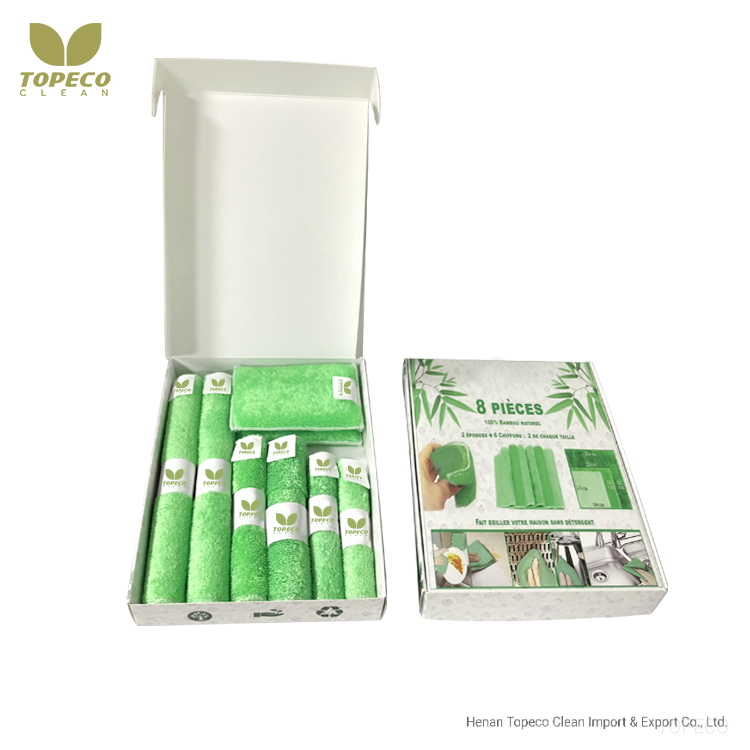 Topeco Cheap and Fine Microfiber Bamboo Cleaning Towel