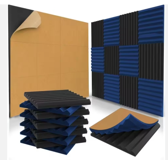 High Density Flame Retardant Wedge Sound Proof Wall Panels PU Acoustic Foam for Club KTV Hotel Music Recording