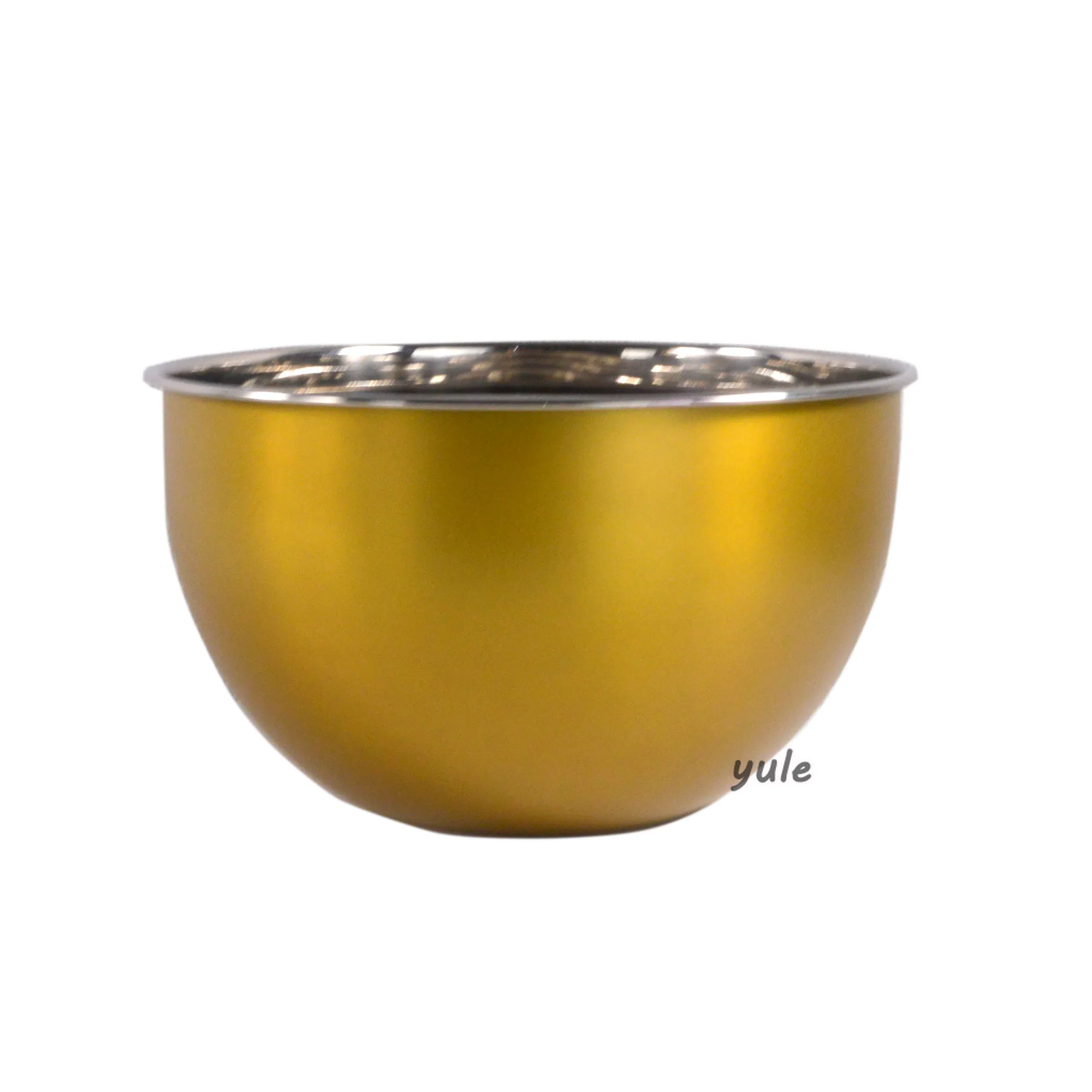 Gold Coating Color Cuisine Accessories Tool Stainless Steel Deep Spray Paint Mixing Bowl