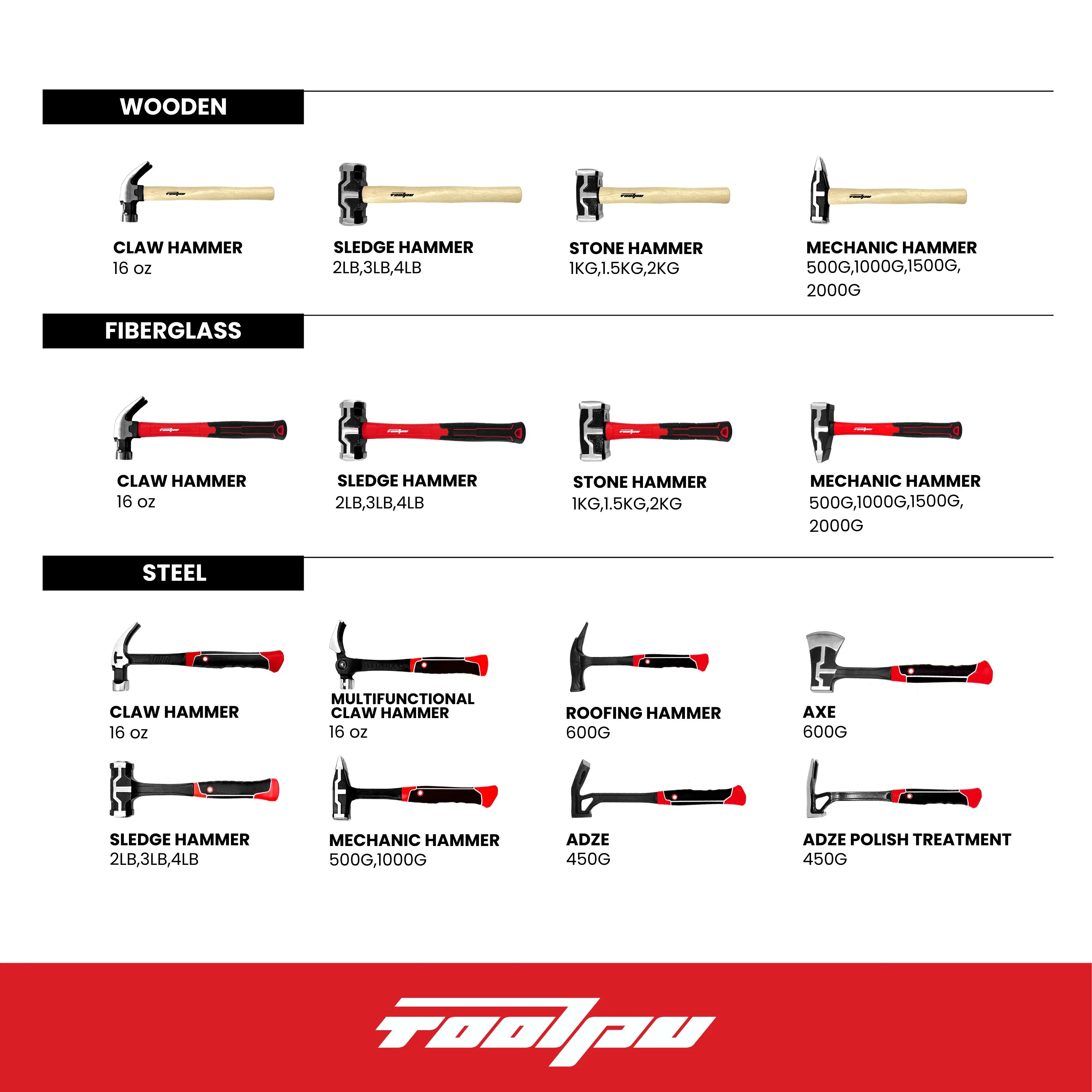 Multi-Functional Steel Handle Splitting Axe with 600g Cutting Edge Household & Outdoor Use Integrally Cast Design
