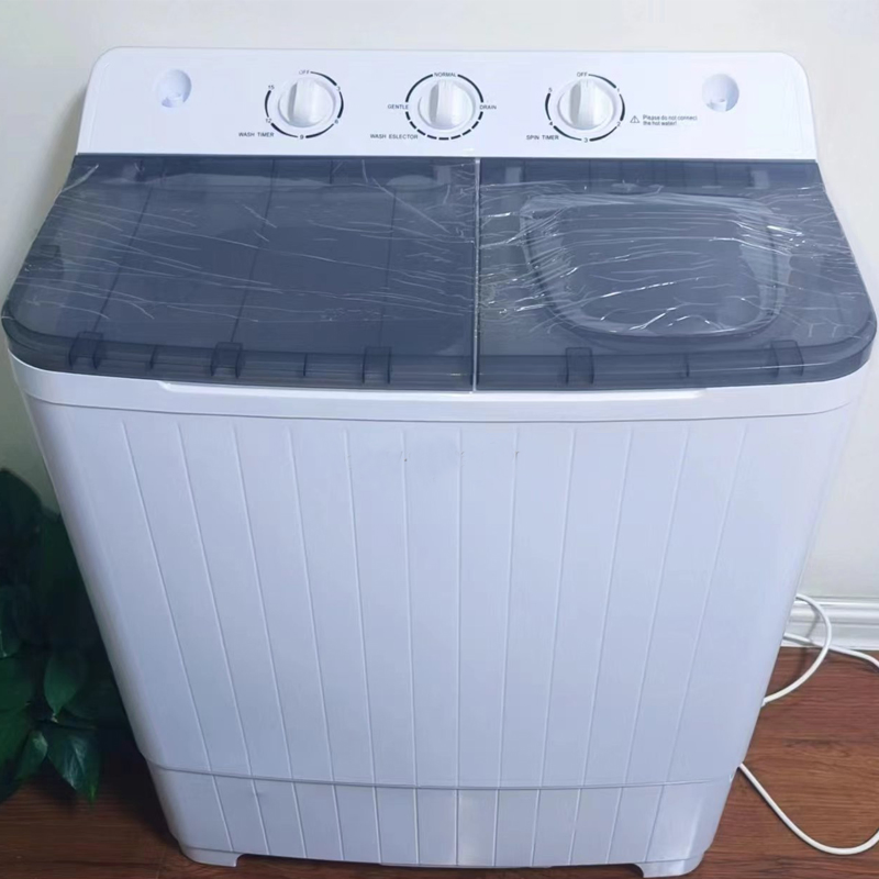 Household Semi-Automatic Twin-Tub Top-Loading Plastic 9kg Electric Washing Machine