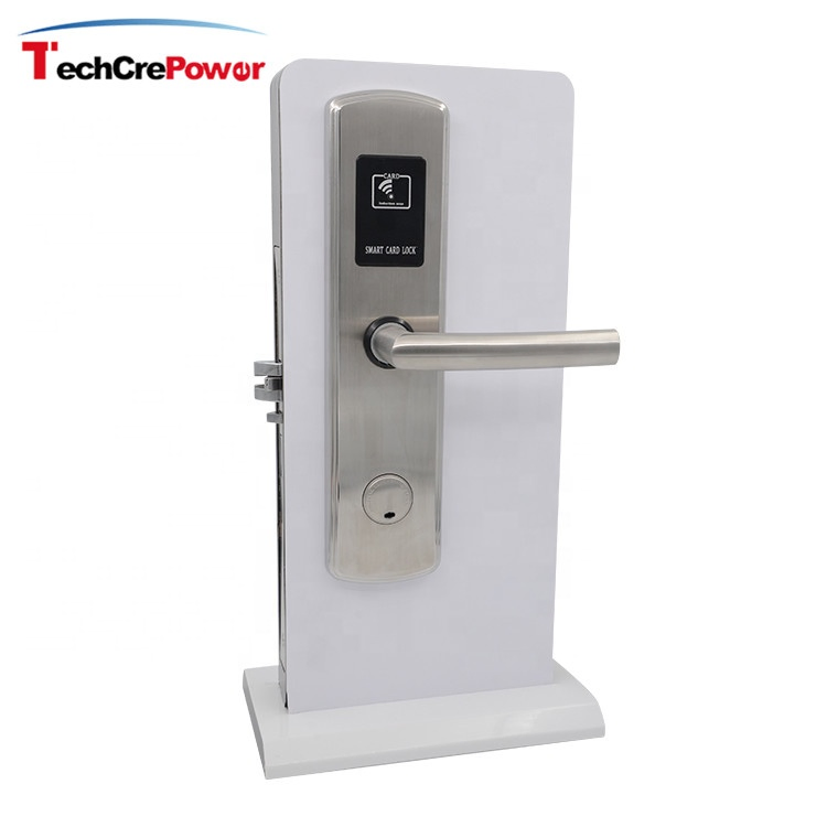 E601 Electronic Smart RF Card Swipe Door Lock System Stainless Steel Hotel Room Lock