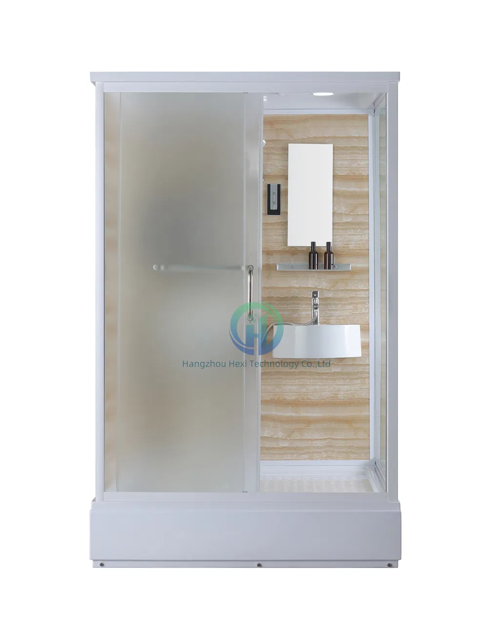 All in One Bathroom Sanitary Ware Prefab Toilet Room Portable Toilet Shower Room