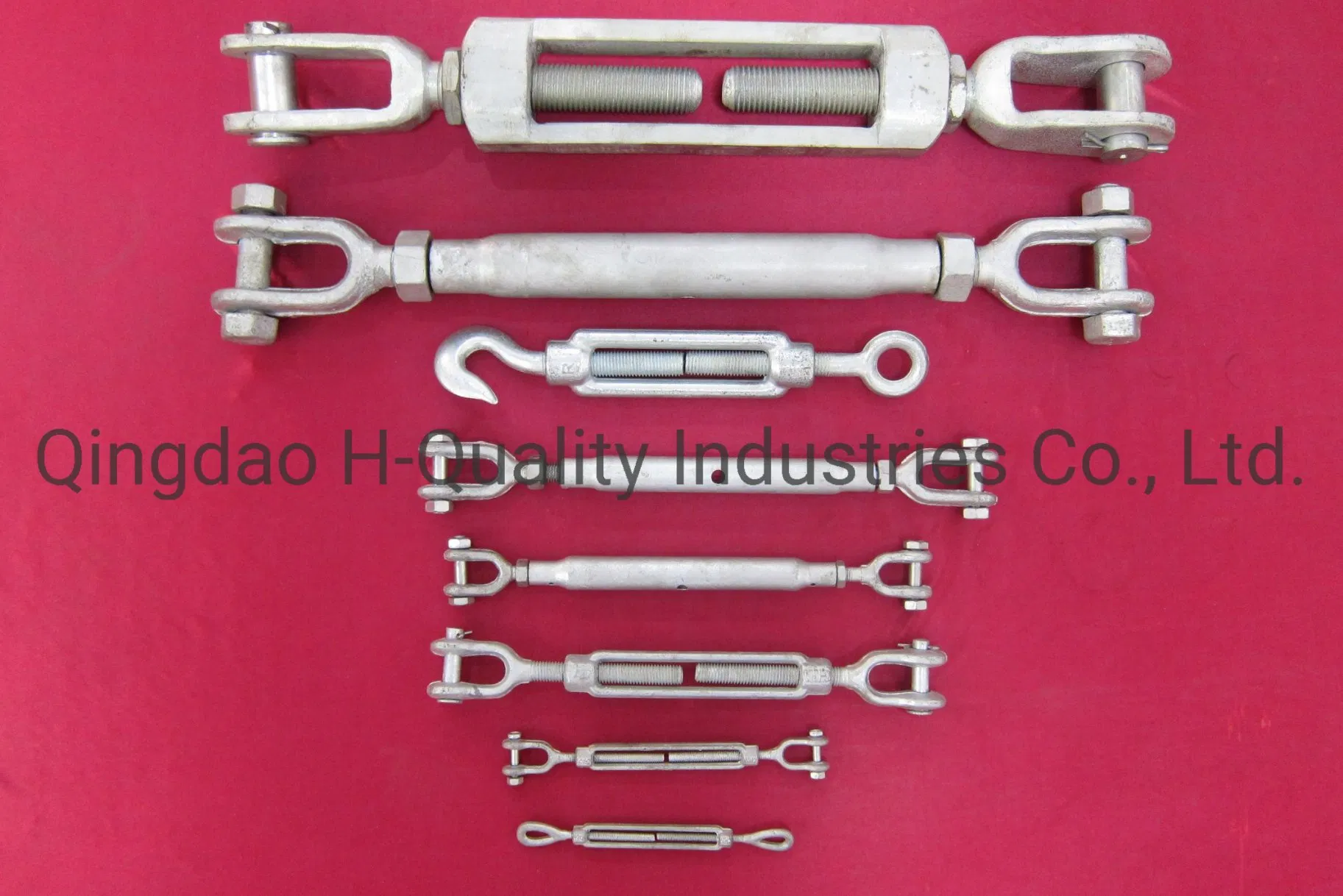 Rigging Hardware JIS Frame Type Wire Rope Turnbuckles, Zinc Plated or Hot DIP Galvanized