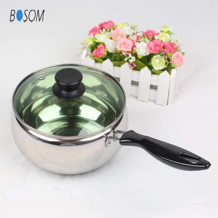 Кастрюля из нержавеющей стали 3.5 л с крышкой