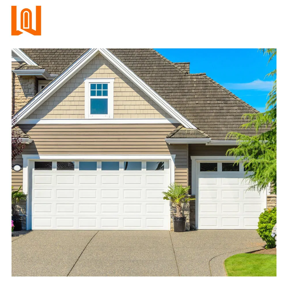 Wanjla Villa Exterior Courtyard Insulated Automatic Garage Door Aluminium Garage Doors
