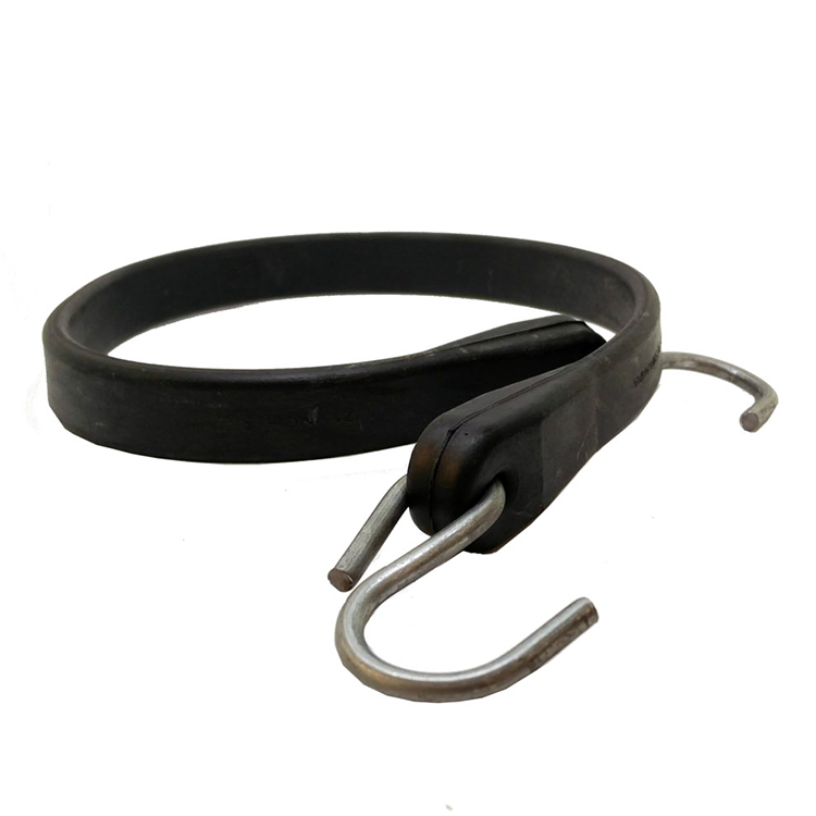 Tarp Straps for Flatbed Trailers Rubber Bungee Cord Metal S Hooks