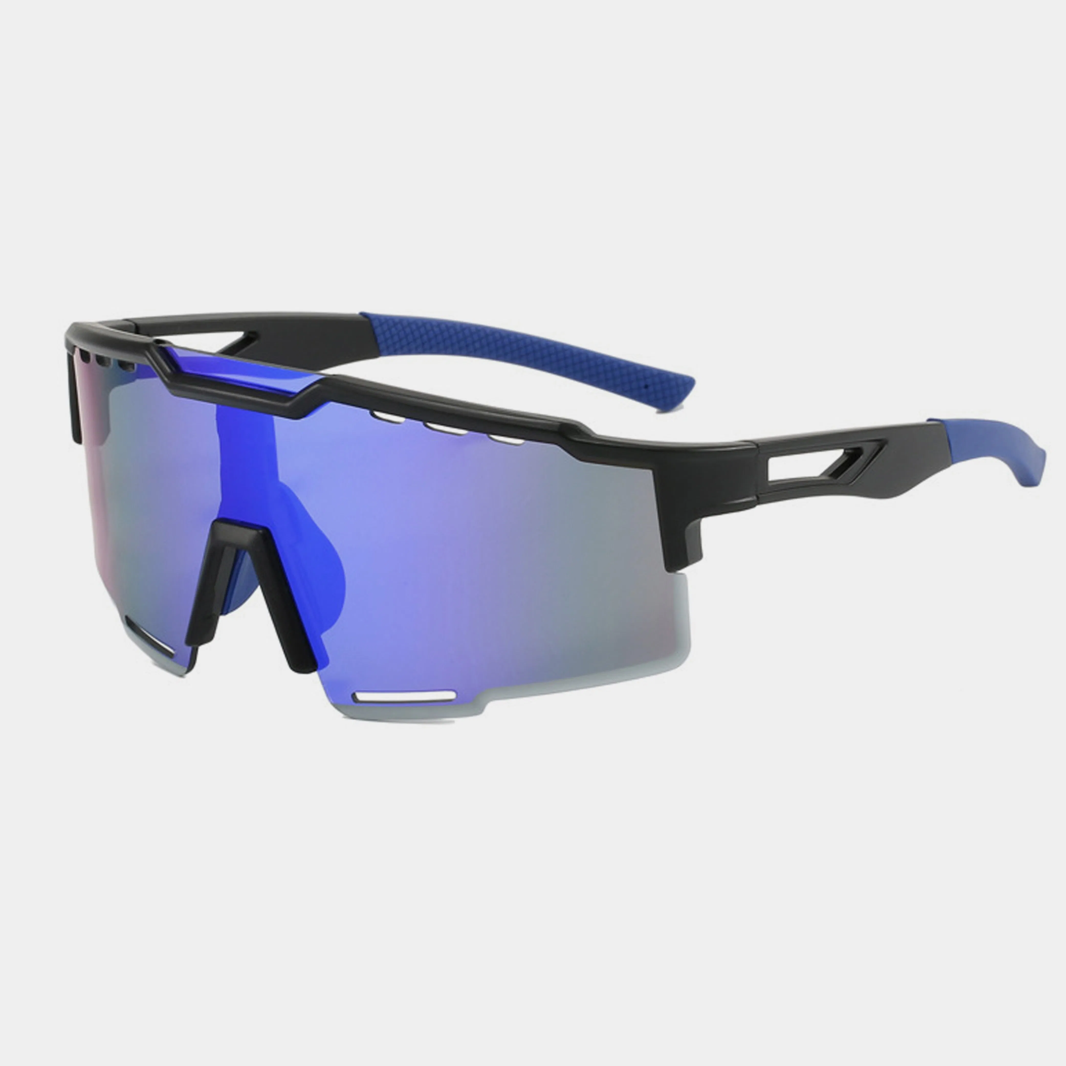 Fashion PC Frame Sports Sunglasses with Mirror Polarized Coating Lens