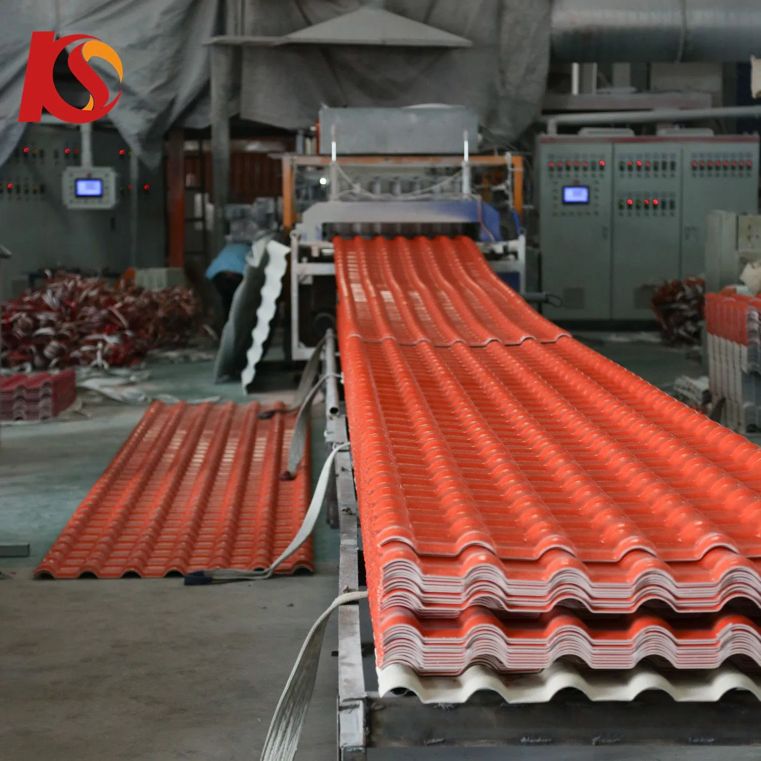 Waterproof ASA Synthetic Resin Corrugated PVC Roof Tile 1050mm Spanish UPVC Roofing Sheet for Villa Hotel