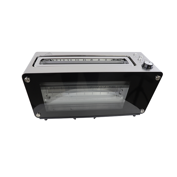 Whole Sale 2 Slices Toaster Automatic Fast Heating Household Breakfast Maker Bread Toaster with Visible Window