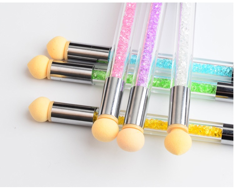 Nail Painting Sponge Brush Double Ended Manicure Nail Art DOT