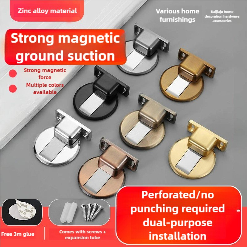 Premium Solid Brass Door Stop for Home and Office Use
