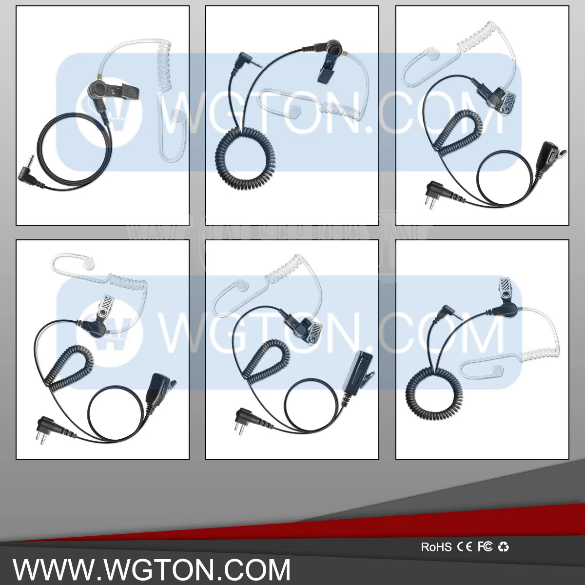 Security Acoustic Tube Earpiece for Two Way Radio Walkie Talkie Headset DEP550e