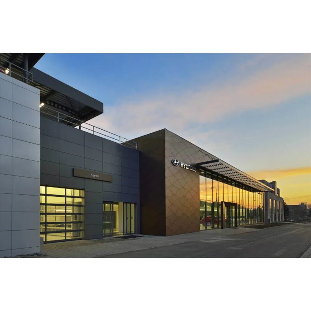 Fire Resistance A2 Aluminum Curtain Wall Facades Facade Decoration Aluminum Composite