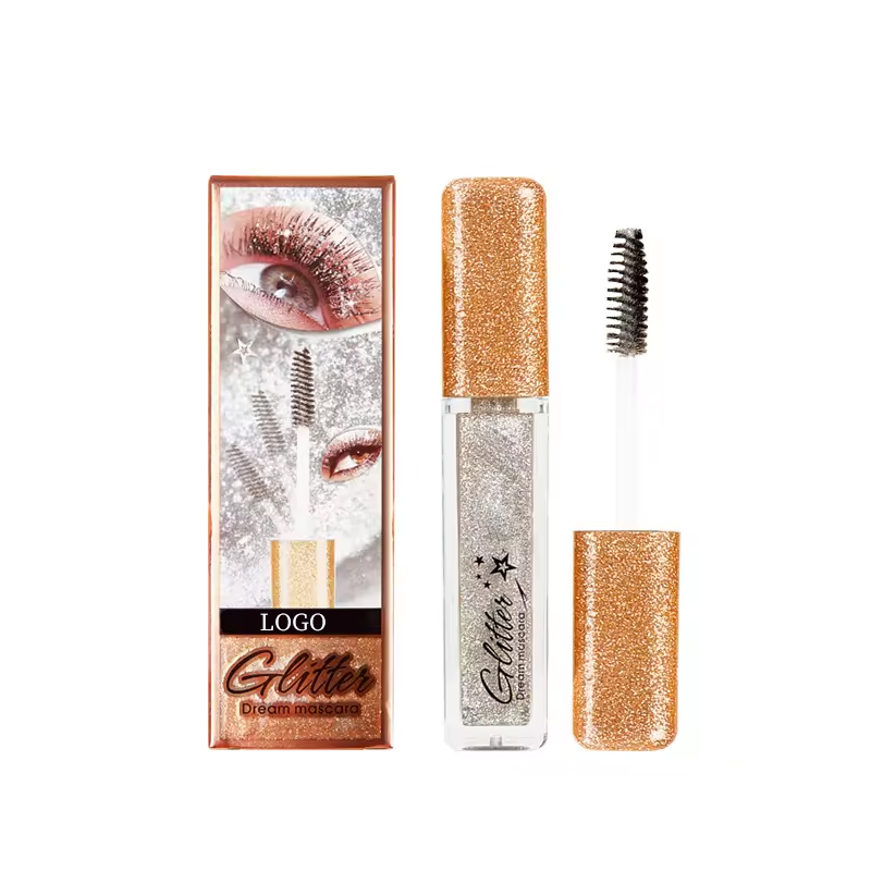 Ditong Customized Logo Long Lasting Mascara Waterproof Shimmer Liquid Glitter Mascara