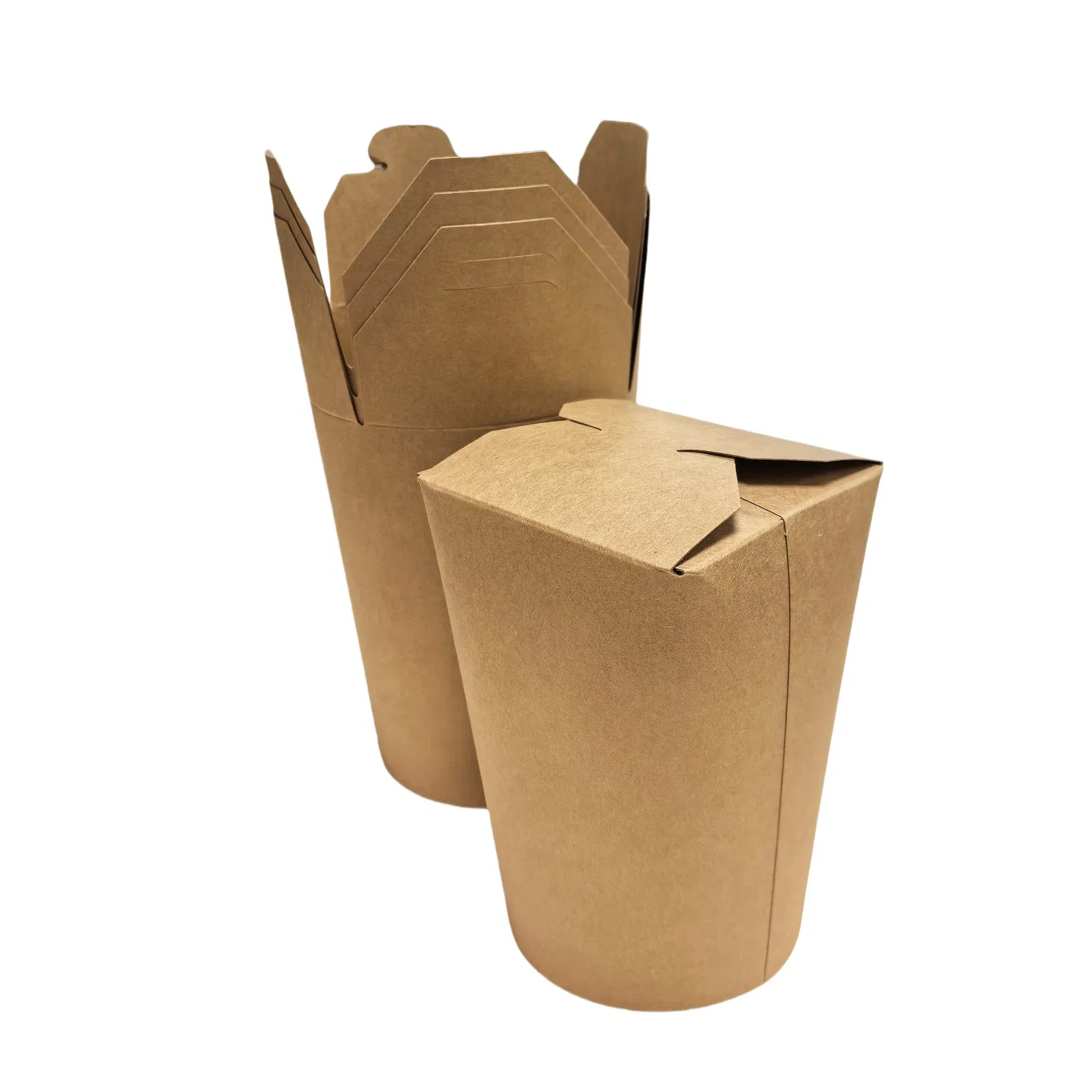 Disposable 1000ml Food Packaging Takeaway Round Bottom Noodle Paper Take Away Box