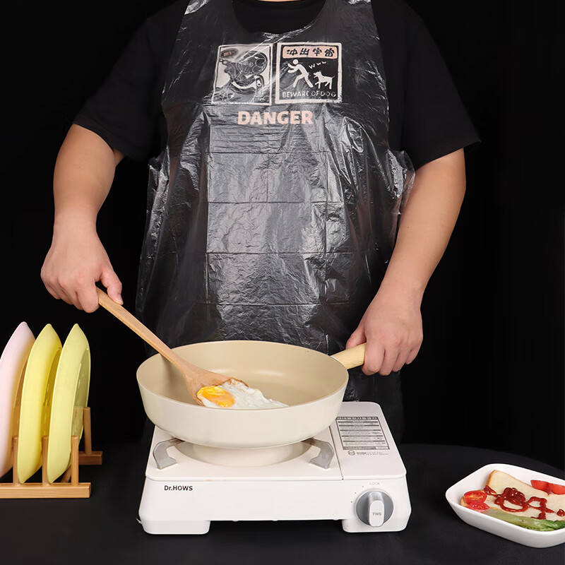 Disposable Transparent Sleeveless PE Apron for Household Cleaning Salon Hospital Use Large Size CE Certified