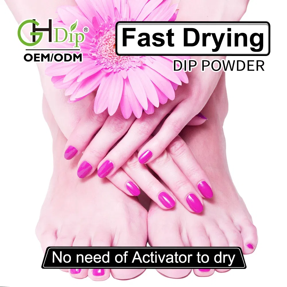 Fast Drying DIP Powder Colors Match Gel Polish and Nail Lacquer