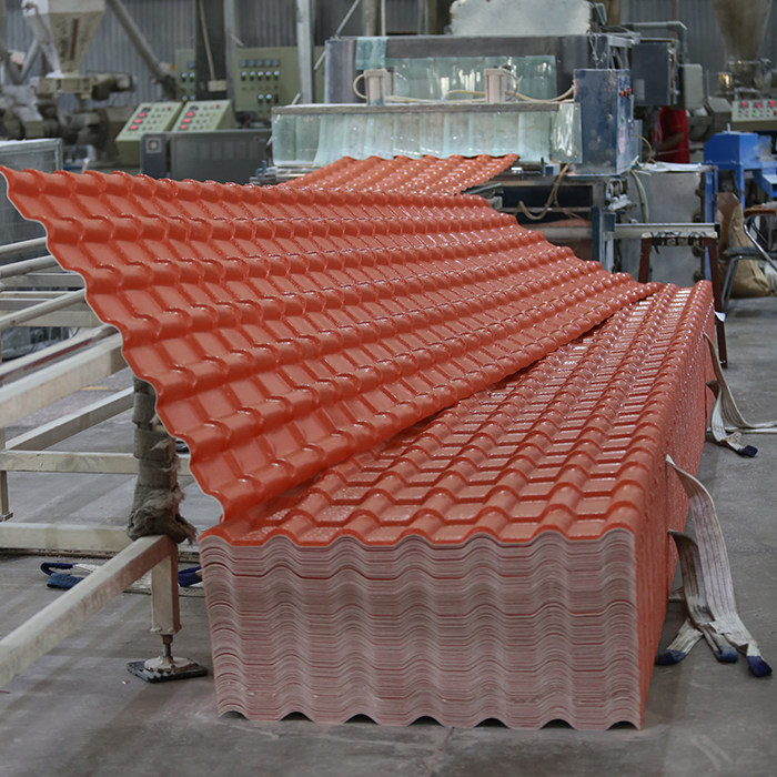 Plastic Roof Tiles Type ASA Coated UPVC Synthetic Resin Material Roof Tile