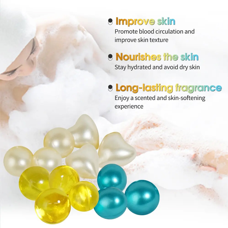 Ditong Natural Colorful Aromatherapy Body Skin Moisturizing Scented SPA Shower Vegan Shaped Bulk Pearls Bath Oil Beads