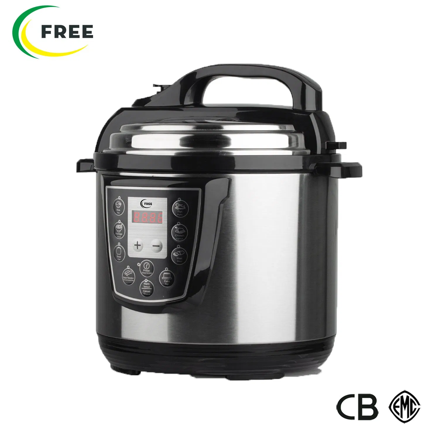 Commercial Multi-Function Silver Crest Stainless Steel Smart Digital Electric Pressure Cookers