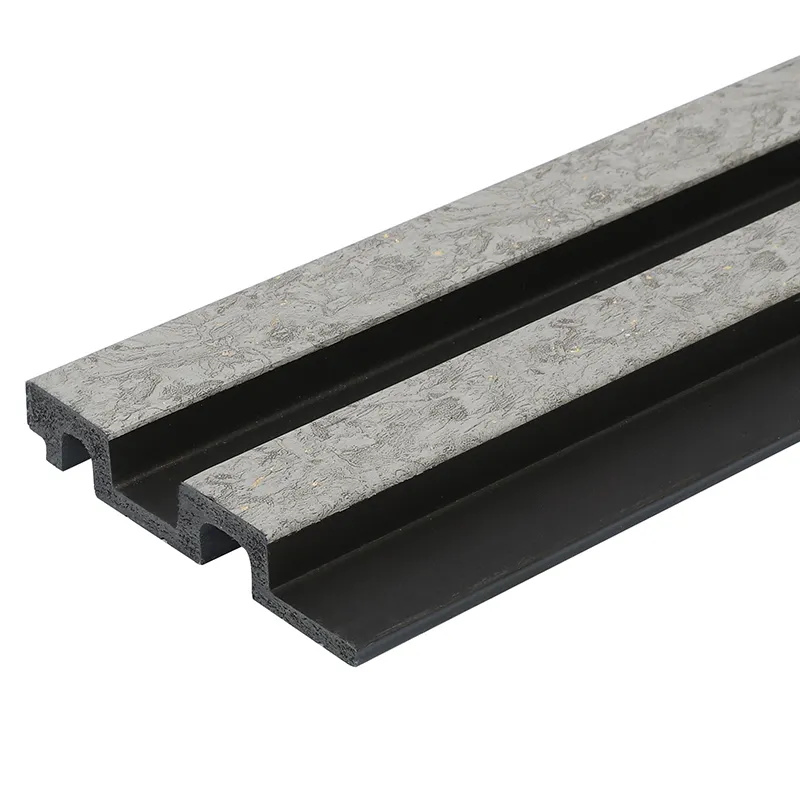 Indoor Decor Wood Plastic Composite PVC Coating Cladding Fluted Wall Board WPC Interior Wall Panel