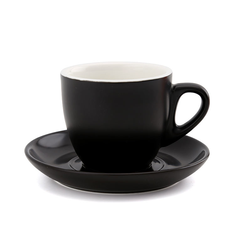 Affordable Reusable Porcelain Coffee Cup Set for Cafes