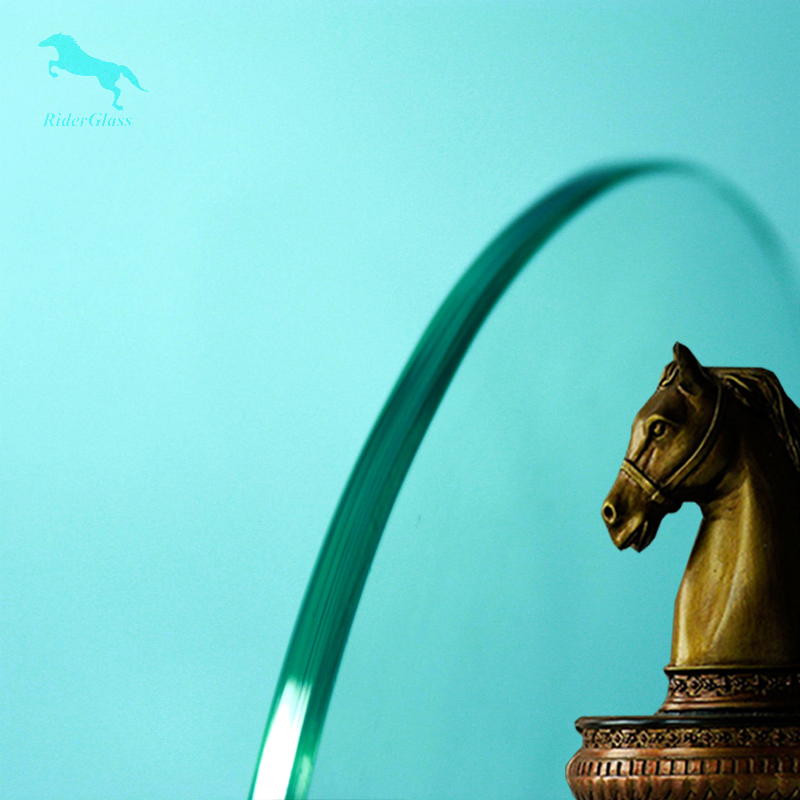 High Quality Flat and Curved Tempered Laminated Frameless Glass Railing