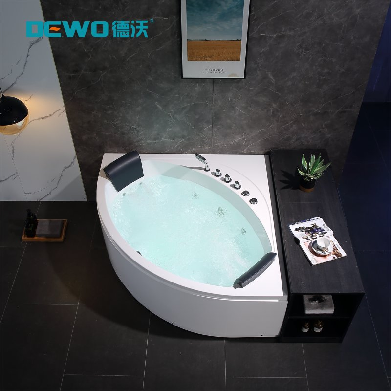 Вентиляторный угловой акриловый джакузи для спа (LL715)