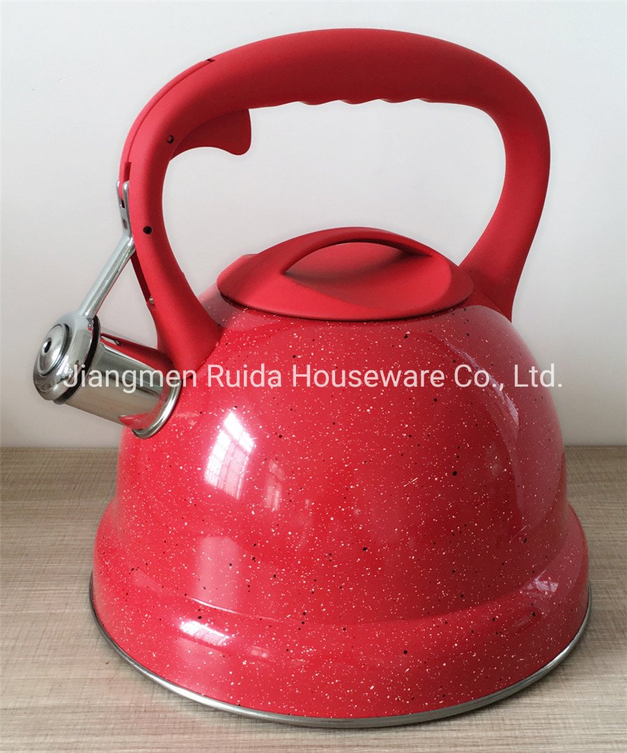 Home Appliance Kitchenware Set 3.0L Stainless Steel Whistling Water Kettle in Power Coating