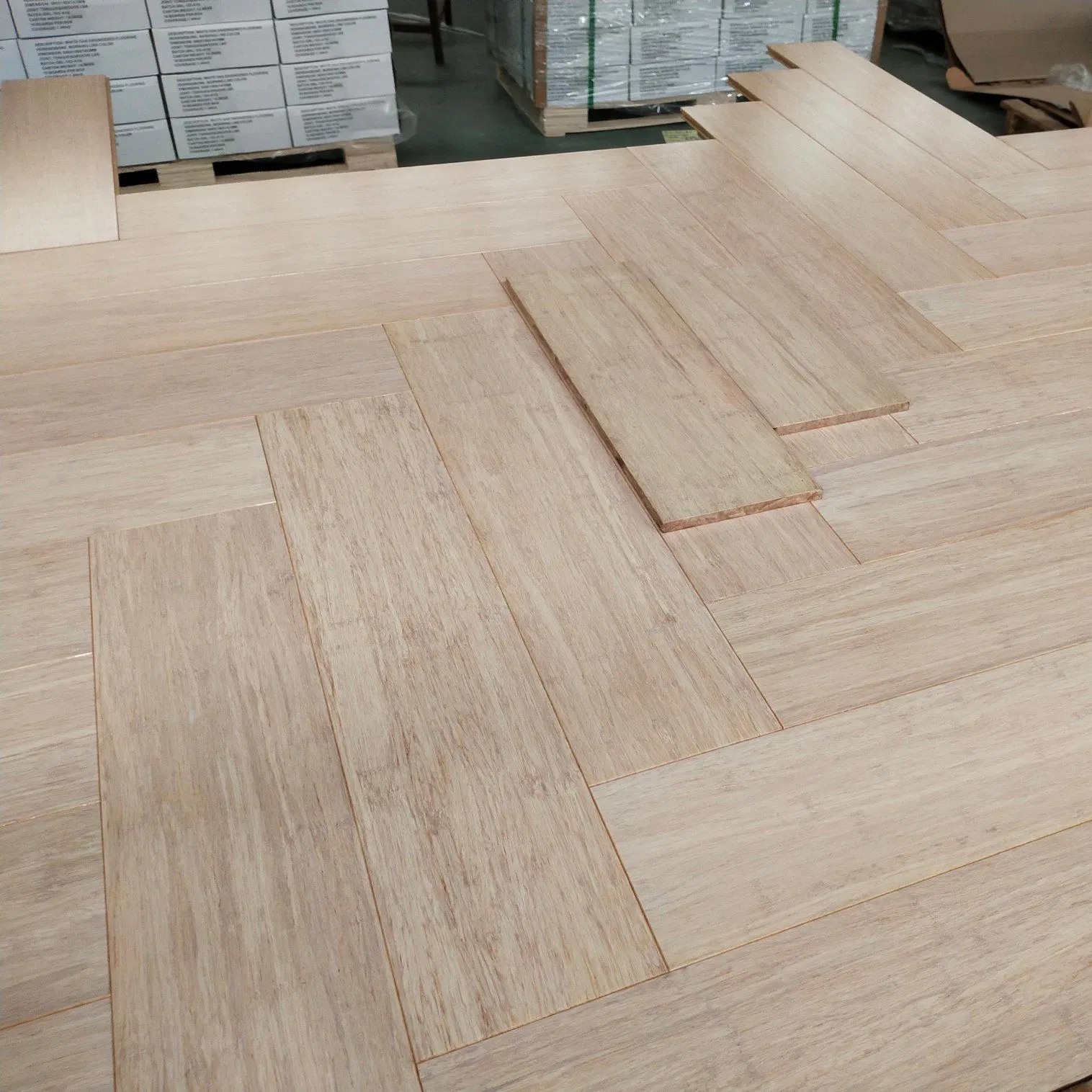 Паркетная доска из бамбука Carbonized Strand Woven