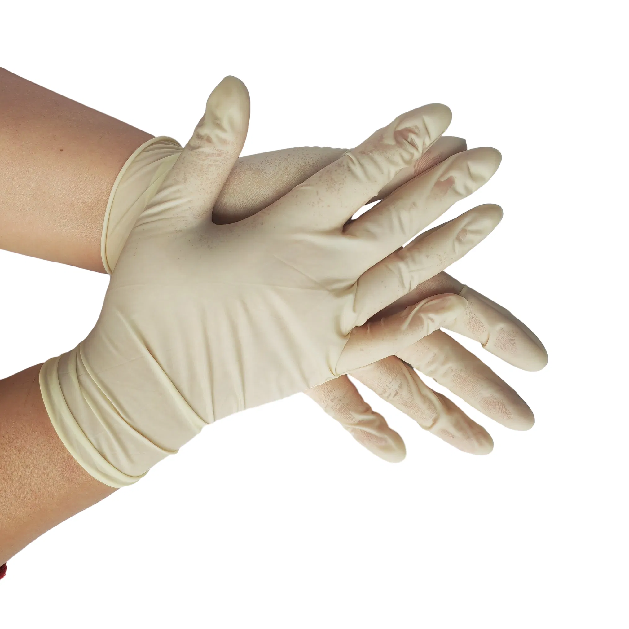 Powder-Free Cleanroom Gloves, Class 100 Latex Disposable for Hygienic Use