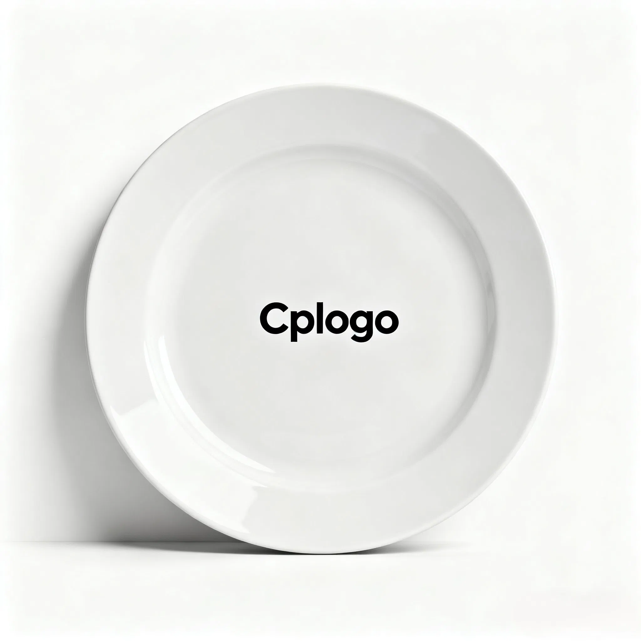 Customized Fine China Restaurant Ceramic Banquet White Plate Dinner Plates Porcelain Plate