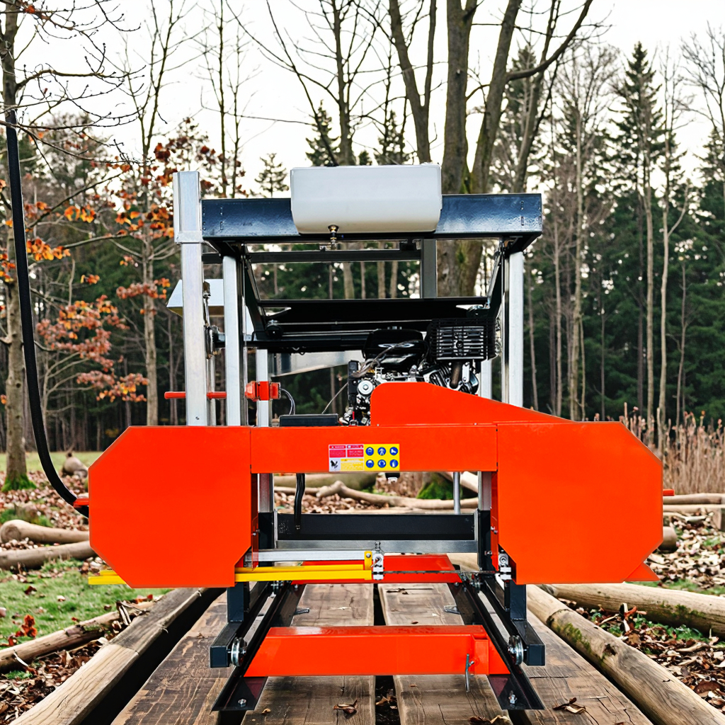 Ленточная пила по дереву портативная горизонтальная 31 дюйм бензиновая электрическая