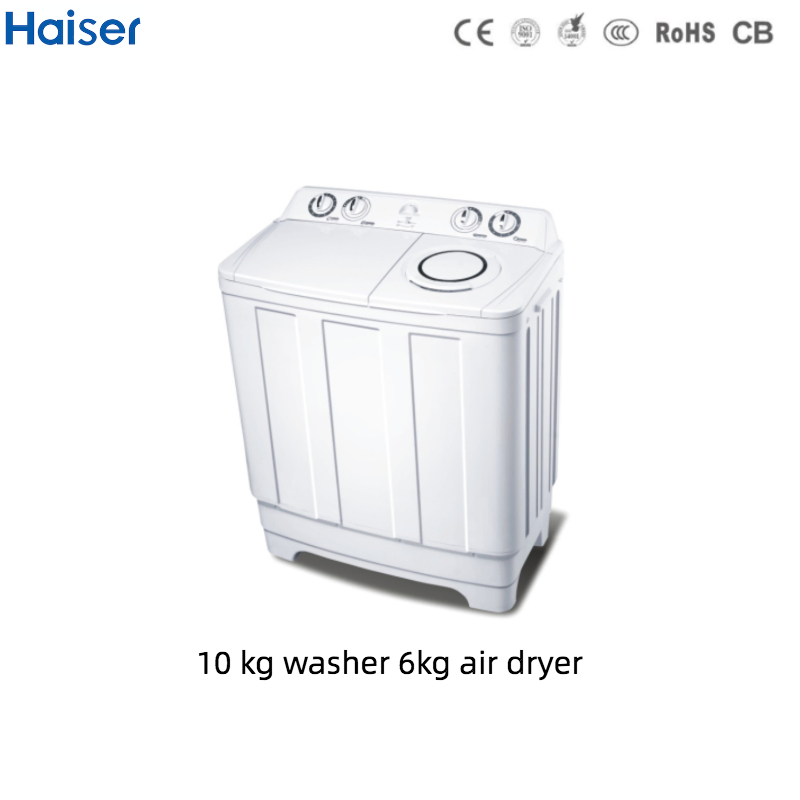 Wholesale10 Kg Twin Tube Washing Machine with Red Transparent Cover