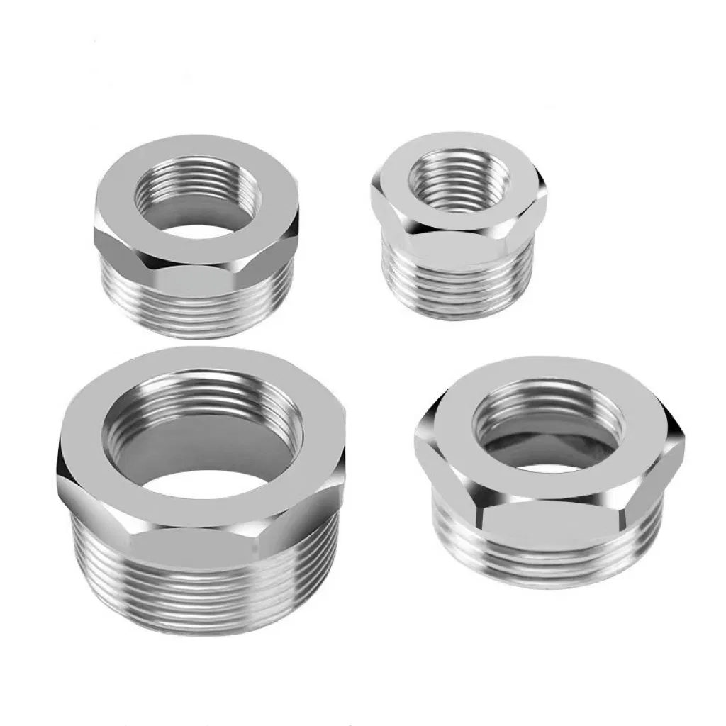 Custom CNC Machining Stainless Steel Pipe Reducer Bushing